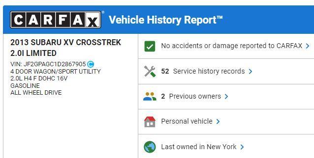 used 2013 Subaru XV Crosstrek car, priced at $10,495