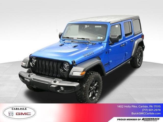 used 2021 Jeep Wrangler Unlimited car, priced at $34,875