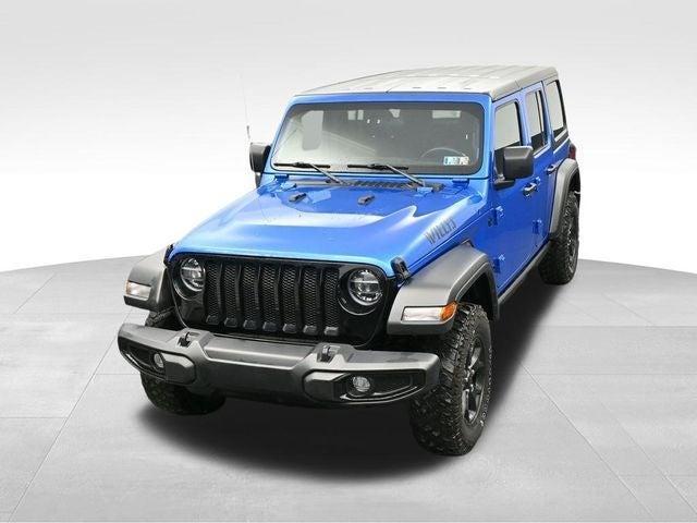 used 2021 Jeep Wrangler Unlimited car, priced at $34,875