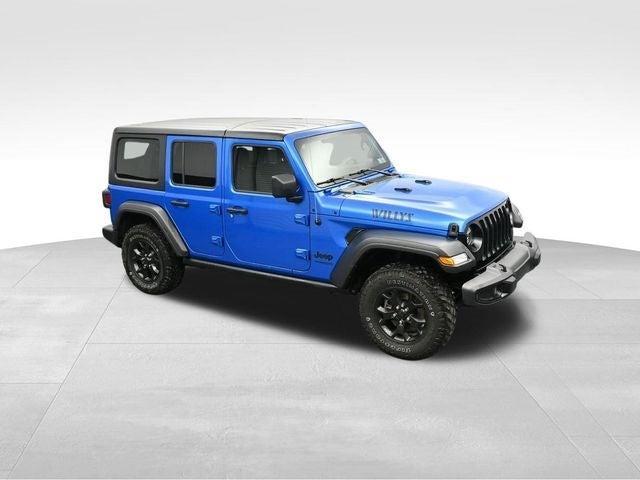 used 2021 Jeep Wrangler Unlimited car, priced at $34,875