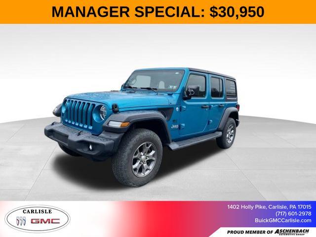 used 2020 Jeep Wrangler Unlimited car, priced at $29,700
