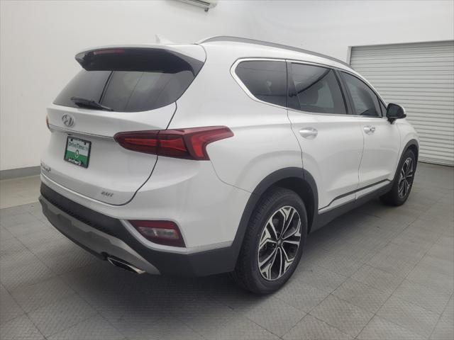 used 2019 Hyundai Santa Fe car, priced at $19,295