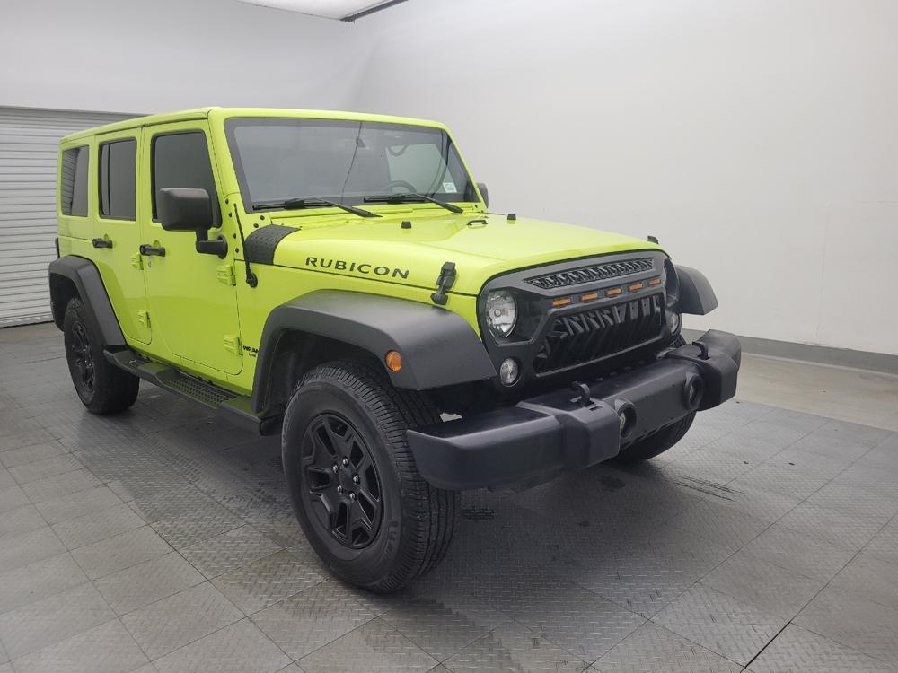 used 2016 Jeep Wrangler Unlimited car, priced at $20,395