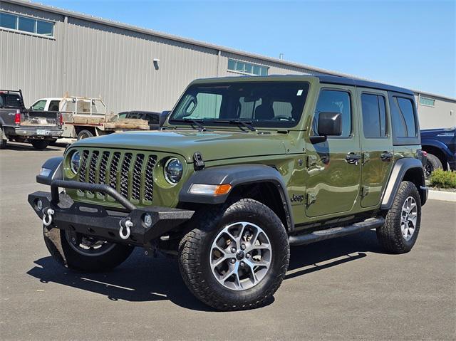 used 2024 Jeep Wrangler car, priced at $39,214
