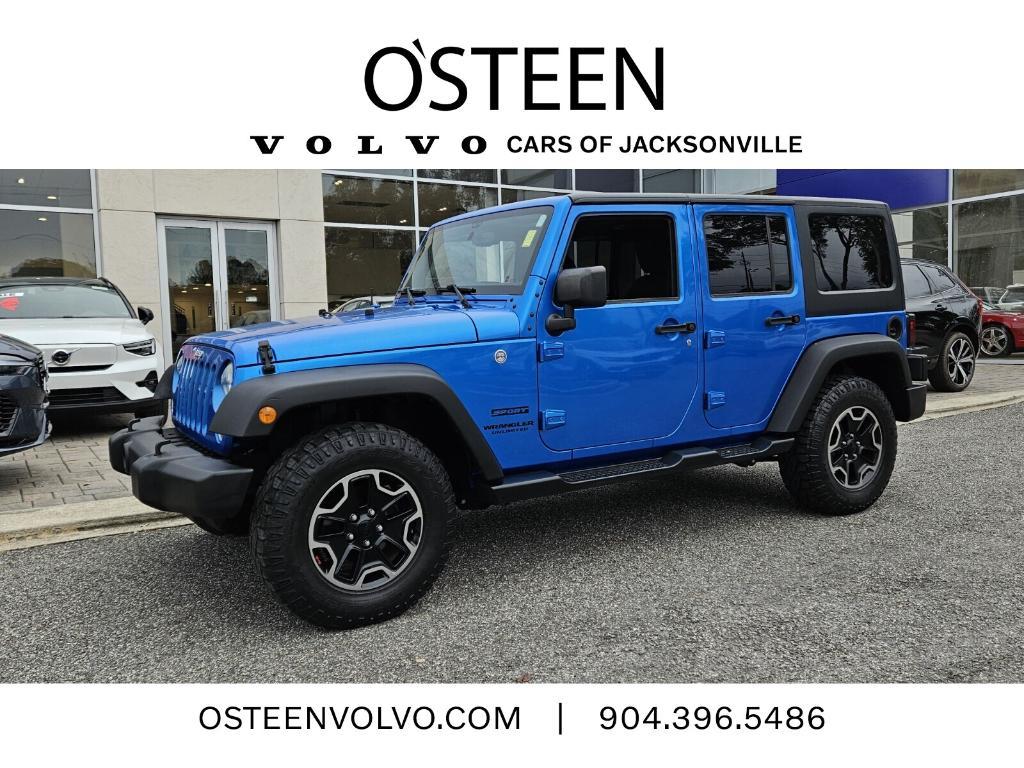 used 2016 Jeep Wrangler Unlimited car, priced at $19,995