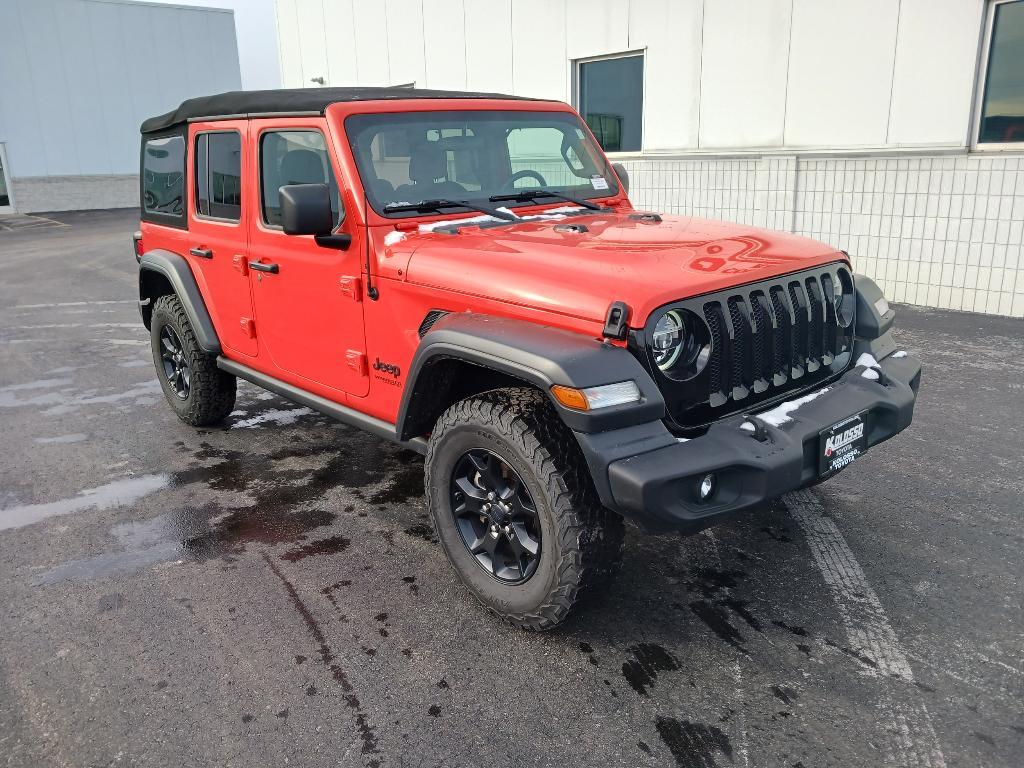 used 2020 Jeep Wrangler Unlimited car, priced at $29,238