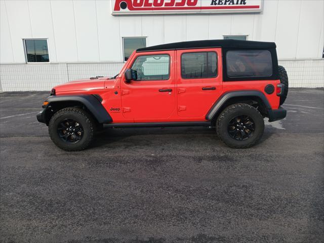 used 2020 Jeep Wrangler Unlimited car, priced at $28,844
