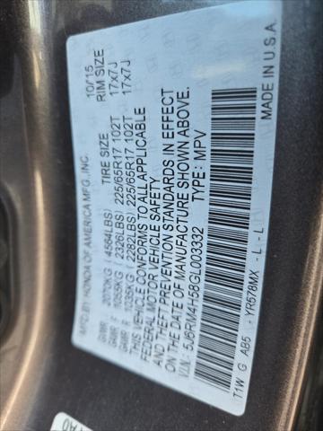 used 2016 Honda CR-V car, priced at $16,900