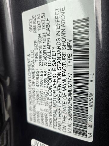 used 2021 Honda CR-V car, priced at $28,995
