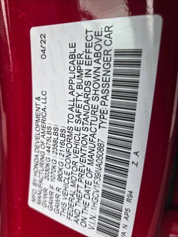 used 2022 Honda Accord car, priced at $25,844