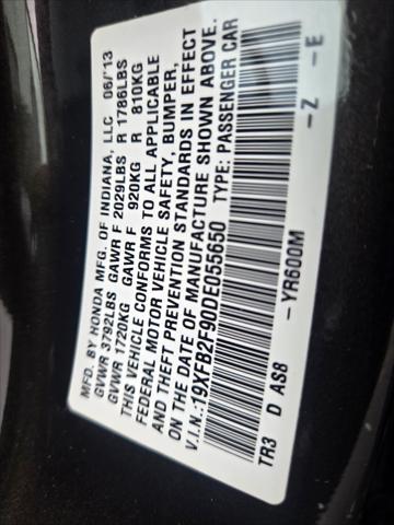 used 2013 Honda Civic car, priced at $12,900