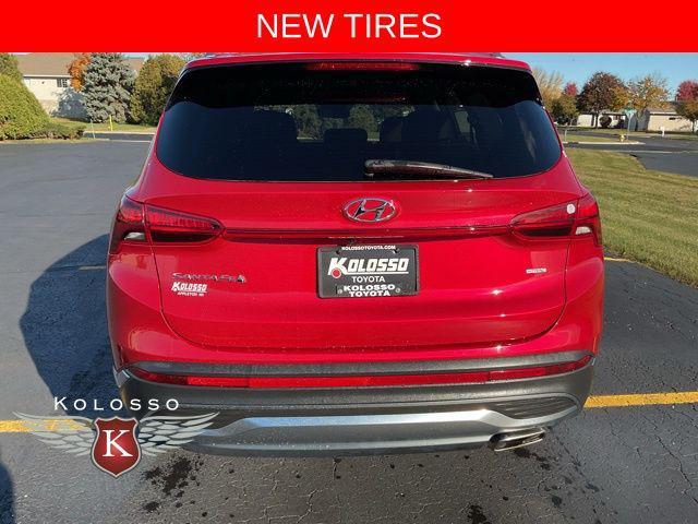 used 2021 Hyundai Santa Fe car, priced at $19,900