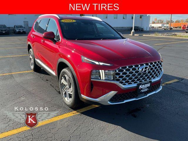 used 2021 Hyundai Santa Fe car, priced at $19,900
