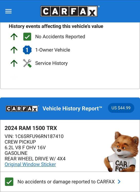 used 2024 Ram 1500 car, priced at $97,974