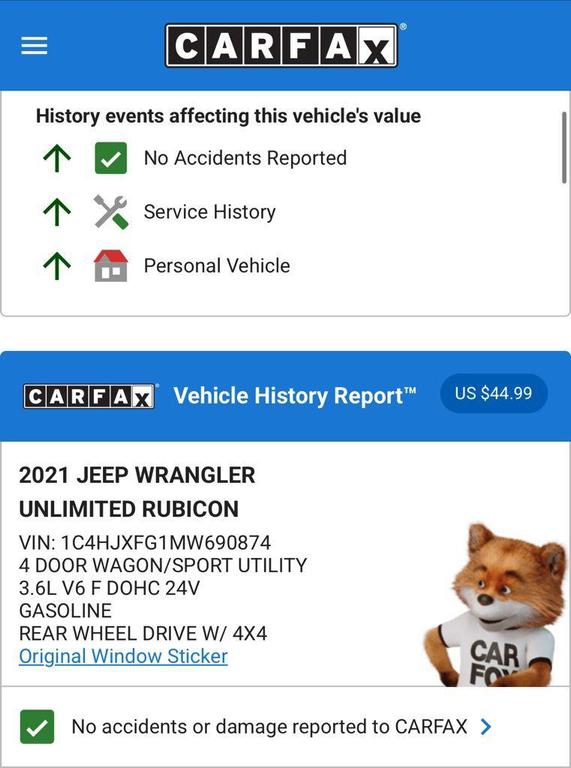 used 2021 Jeep Wrangler Unlimited car, priced at $38,974