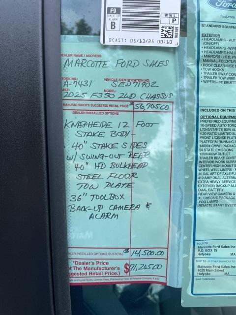 new 2025 Ford F-350 car, priced at $68,400