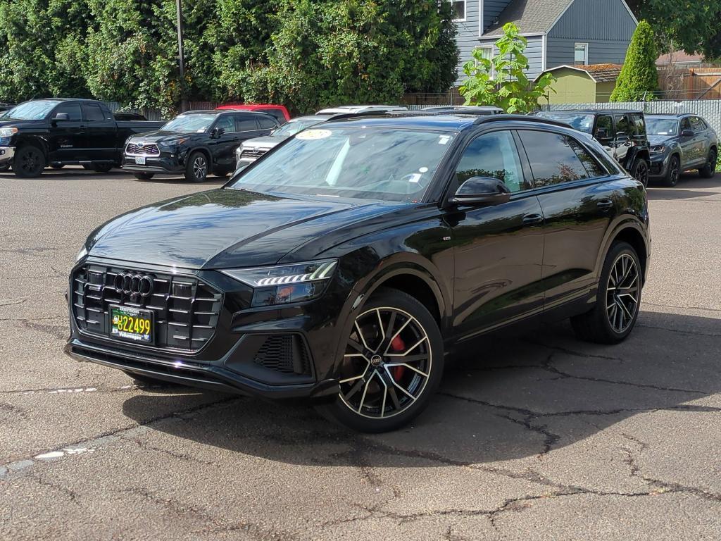 used 2023 Audi Q8 car, priced at $57,490
