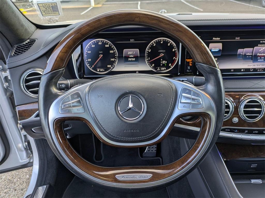 used 2015 Mercedes-Benz S-Class car, priced at $27,982