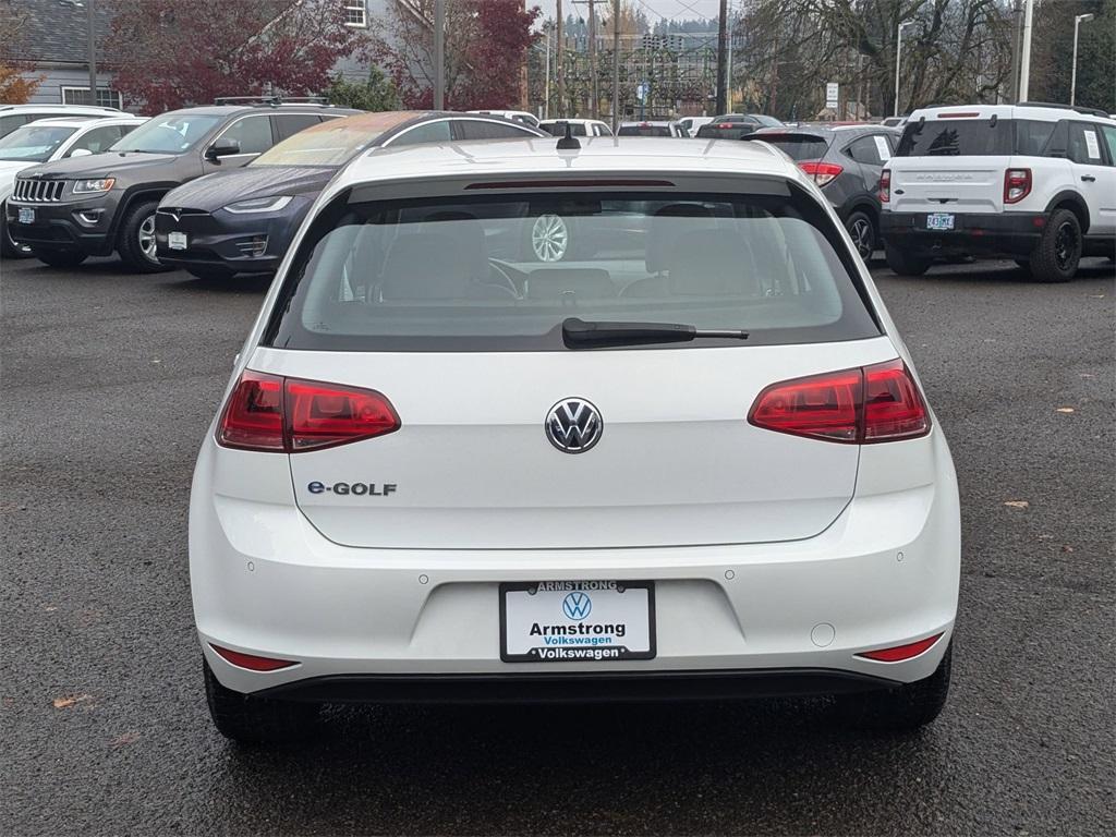 used 2015 Volkswagen e-Golf car, priced at $9,260