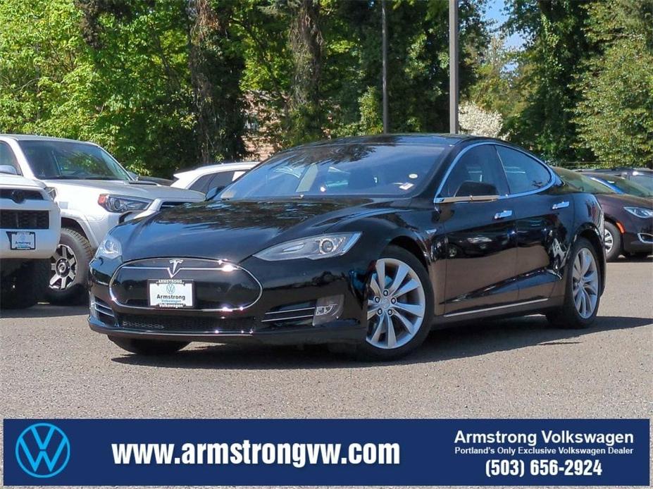 used 2014 Tesla Model S car, priced at $21,990