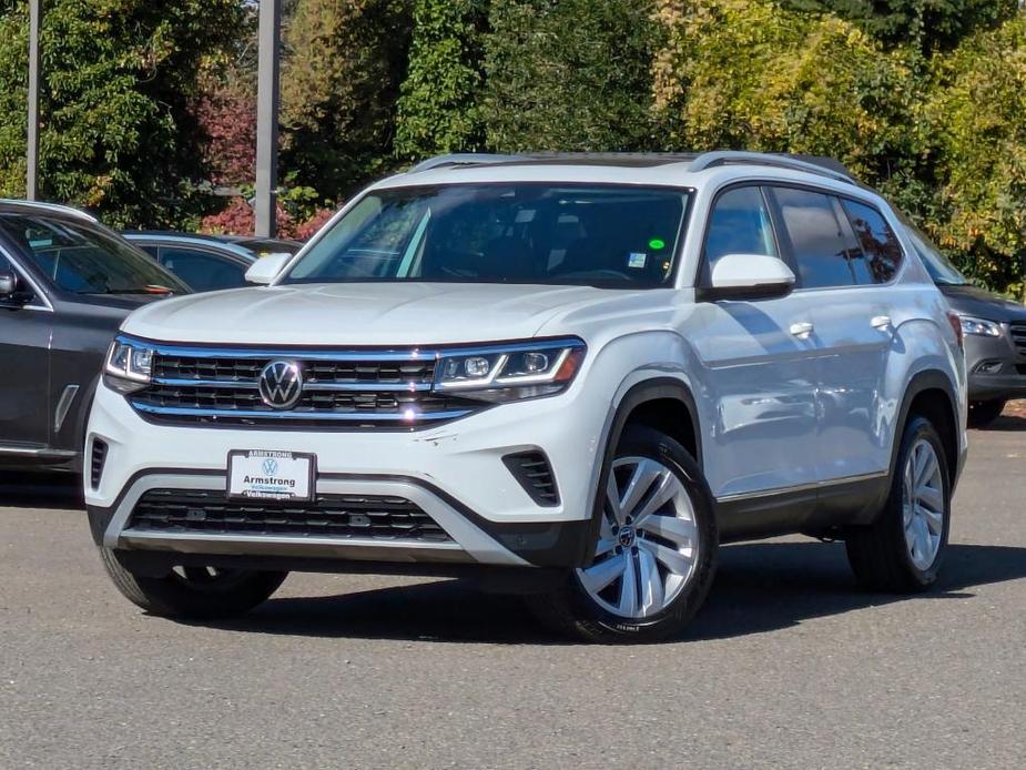 used 2021 Volkswagen Atlas car, priced at $27,676