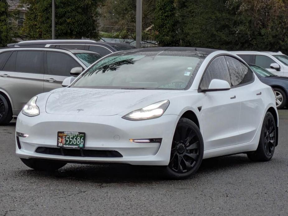 used 2022 Tesla Model 3 car, priced at $30,000