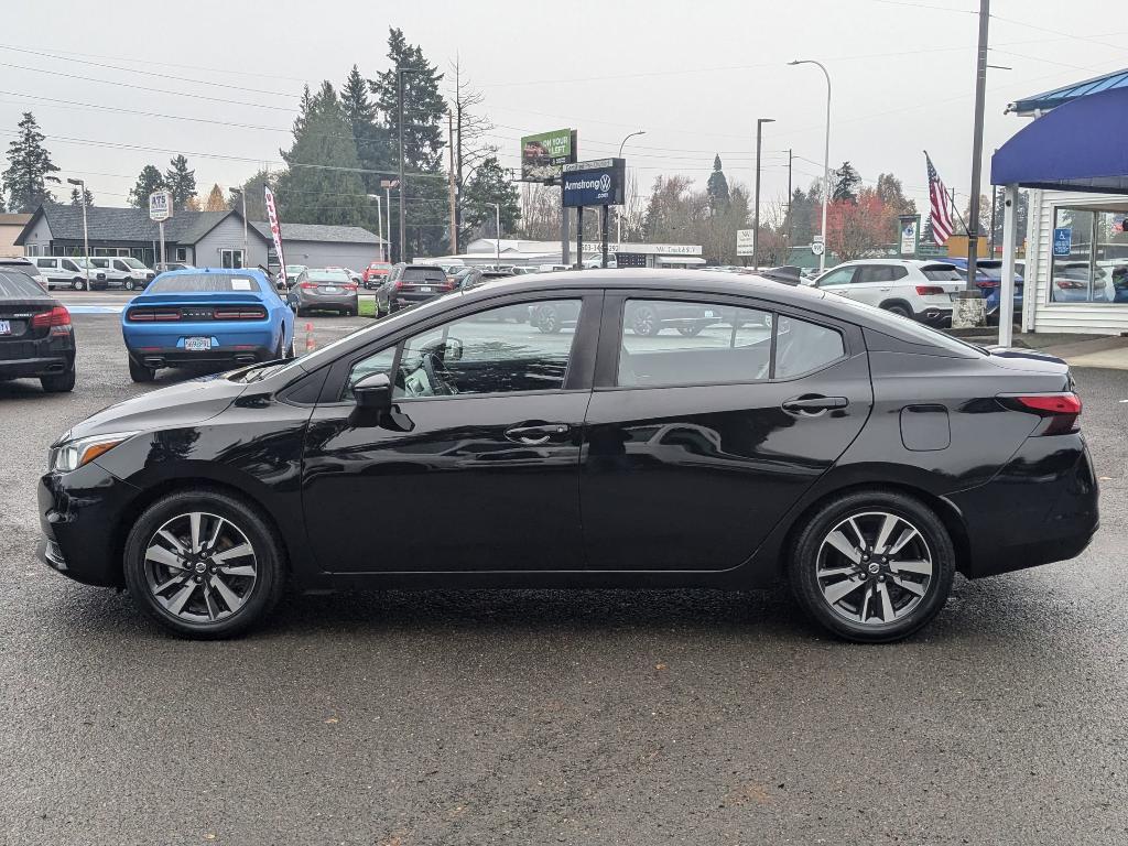 used 2021 Nissan Versa car, priced at $15,000