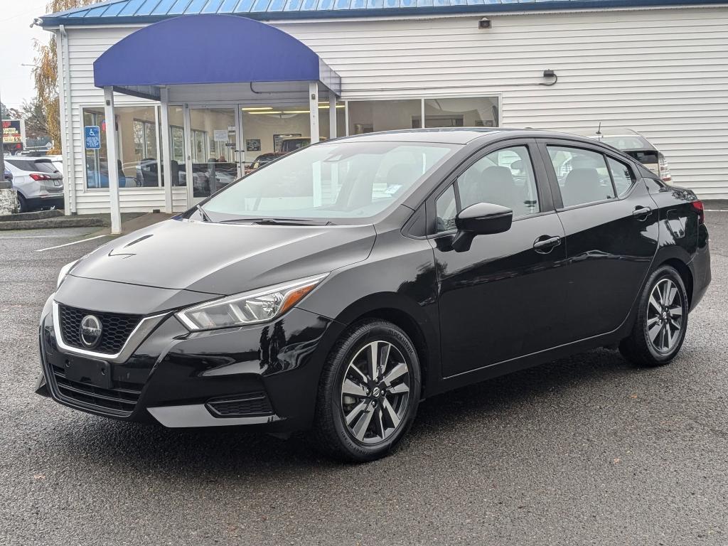 used 2021 Nissan Versa car, priced at $15,000