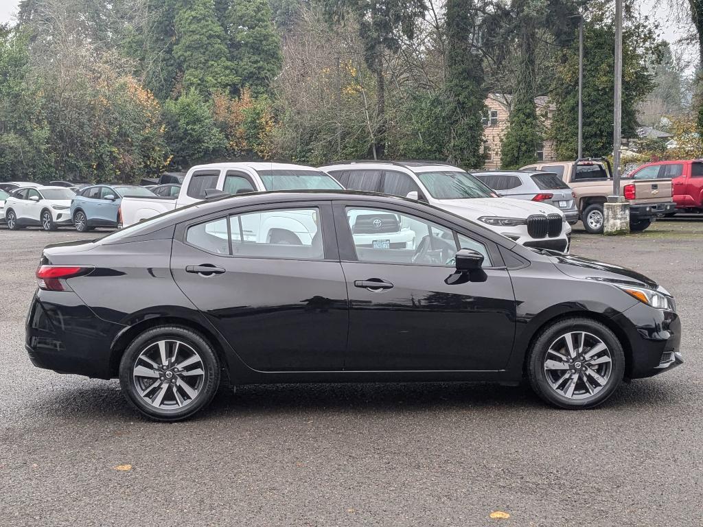 used 2021 Nissan Versa car, priced at $15,000