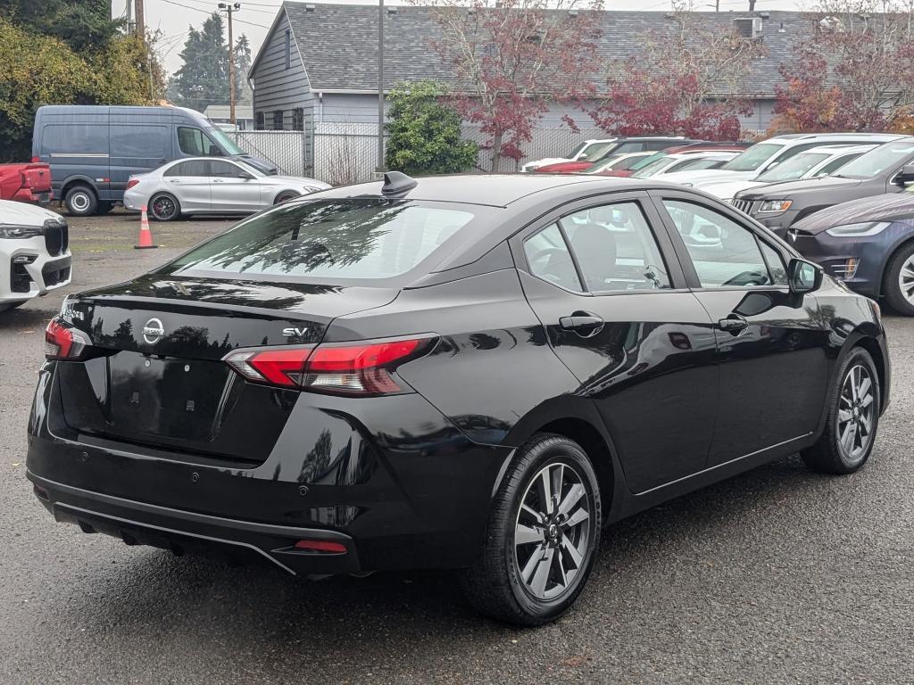 used 2021 Nissan Versa car, priced at $15,000