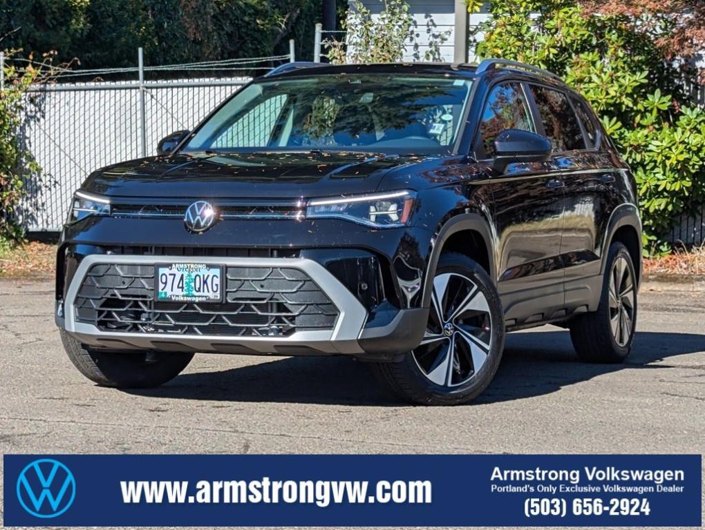 used 2025 Volkswagen Taos car, priced at $27,358