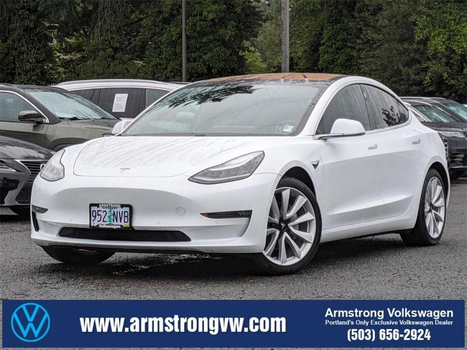 used 2018 Tesla Model 3 car, priced at $25,990