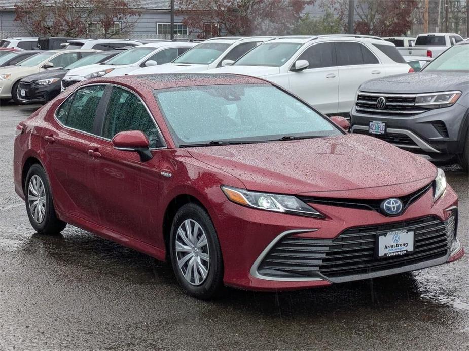 used 2021 Toyota Camry Hybrid car, priced at $23,444