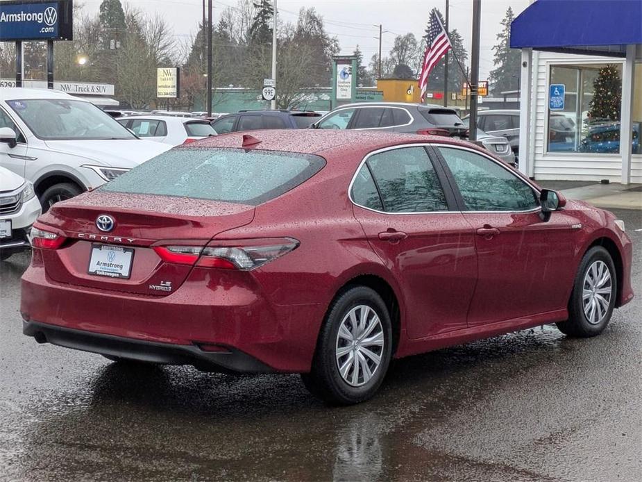 used 2021 Toyota Camry Hybrid car, priced at $23,444