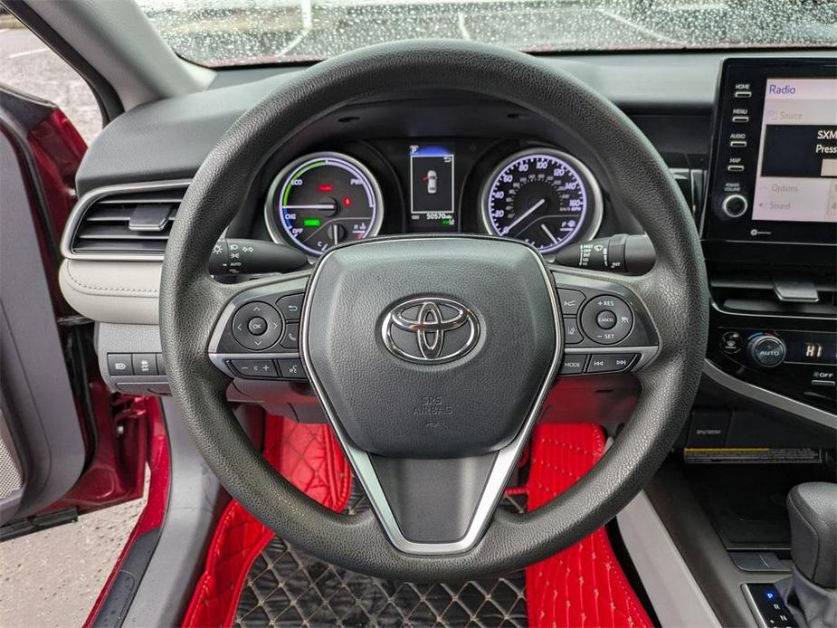 used 2021 Toyota Camry Hybrid car, priced at $23,444