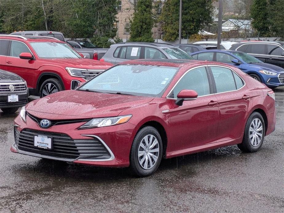 used 2021 Toyota Camry Hybrid car, priced at $23,444