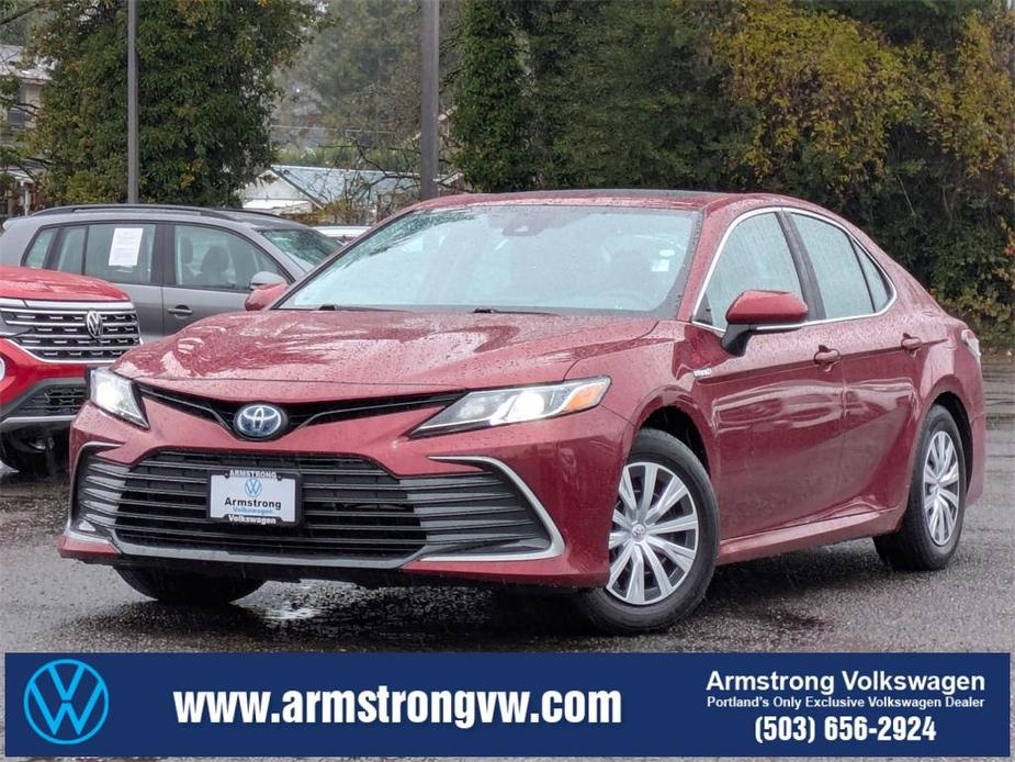 used 2021 Toyota Camry Hybrid car, priced at $23,444