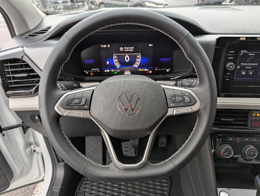 new 2025 Volkswagen Taos car, priced at $27,800