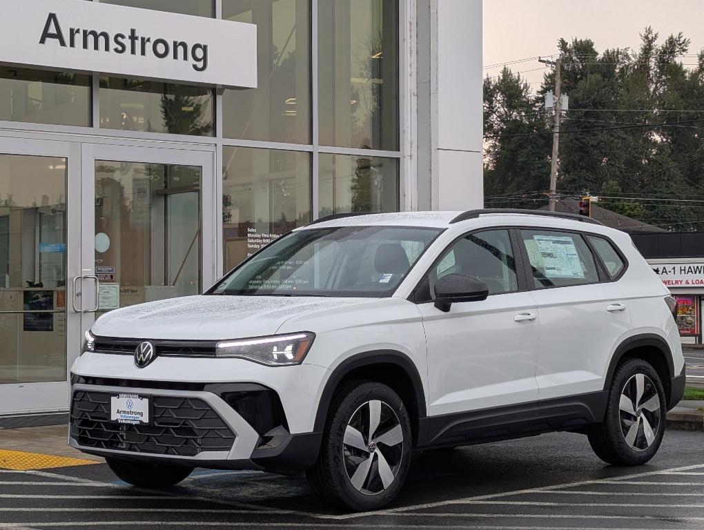 new 2025 Volkswagen Taos car, priced at $27,800