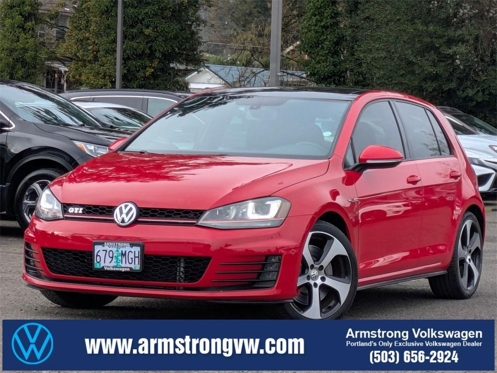 used 2017 Volkswagen Golf GTI car, priced at $19,764