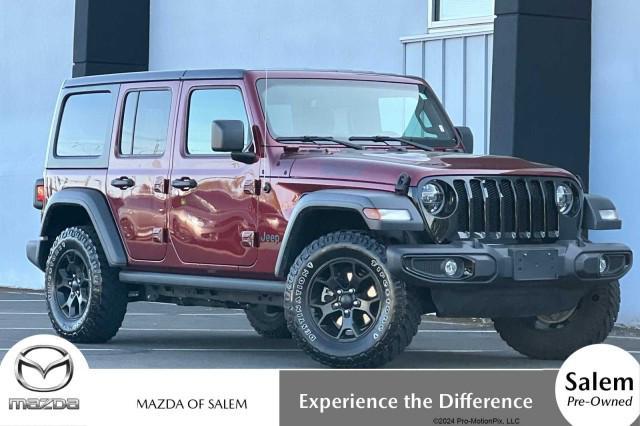 used 2021 Jeep Wrangler car, priced at $33,806