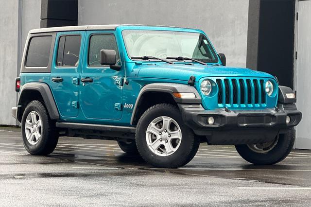 used 2020 Jeep Wrangler Unlimited car, priced at $31,679