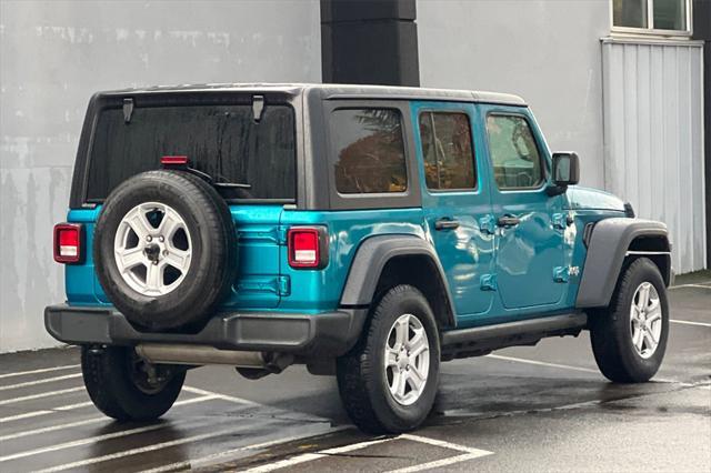 used 2020 Jeep Wrangler Unlimited car, priced at $31,679