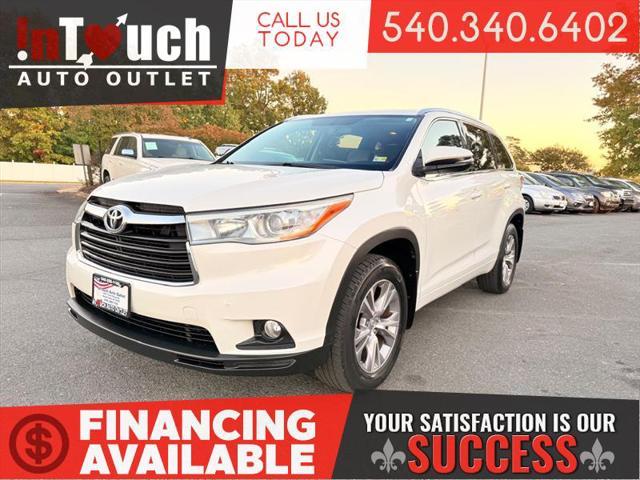 used 2015 Toyota Highlander car, priced at $18,995