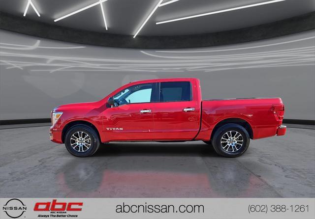 used 2021 Nissan Titan car, priced at $25,443