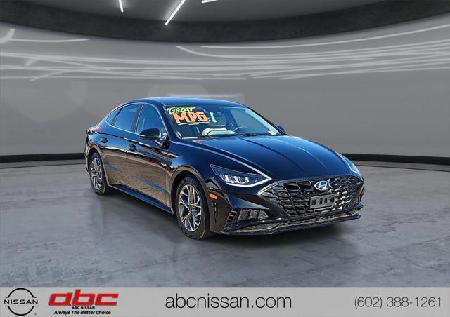 used 2021 Hyundai Sonata car, priced at $17,336