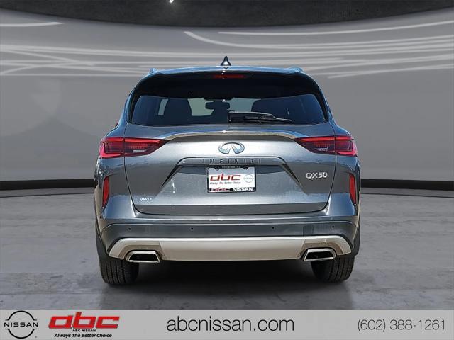 used 2021 INFINITI QX50 car, priced at $26,998