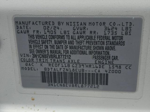 used 2024 Nissan Versa car, priced at $18,491