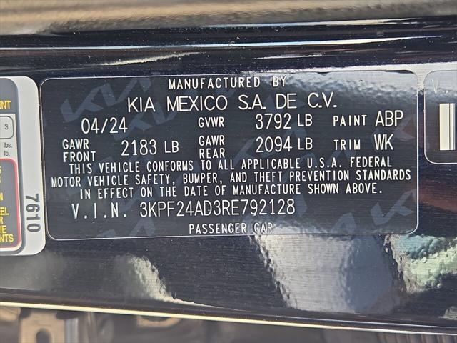 used 2024 Kia Forte car, priced at $19,806