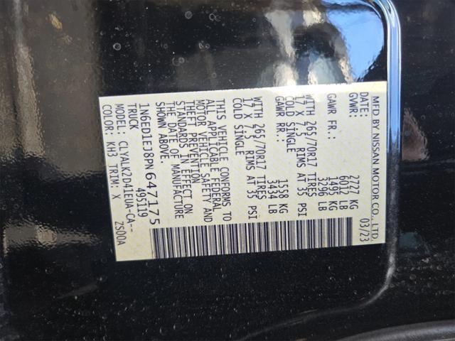 used 2023 Nissan Frontier car, priced at $31,688